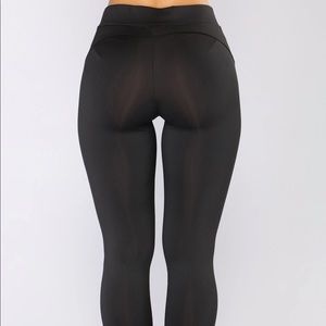 Black Fashion Nova Active Leggings